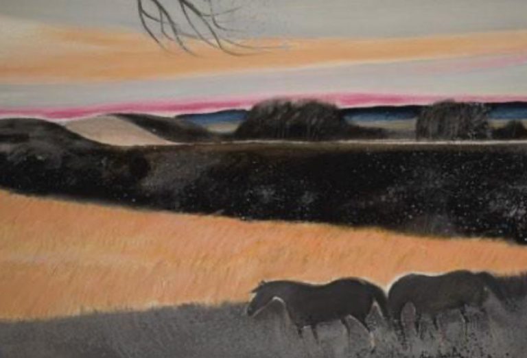 Andre Brasilier, Les Poneys de L'Automne, 1990