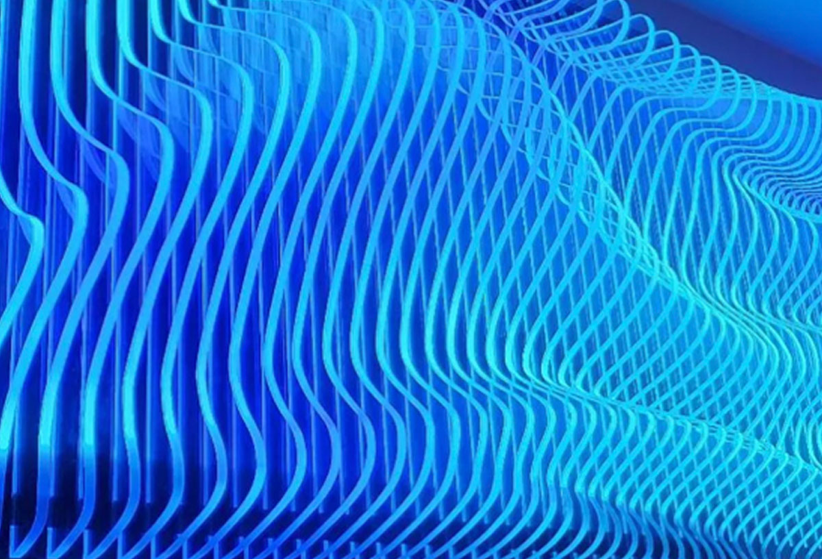 Phil Spitler and Victoria Mara Heilweil, Luminous Waveforms, 2023