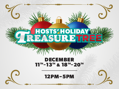 host's holiday treasure tree